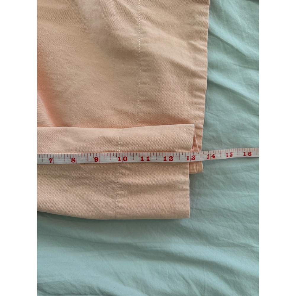 Free‎ People Sadie A Line Long Shorts Peach Blush Pleated Bermuda Size 8 NWT - Picture 8 of 9